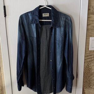 Garage Blue Button Down Shirt